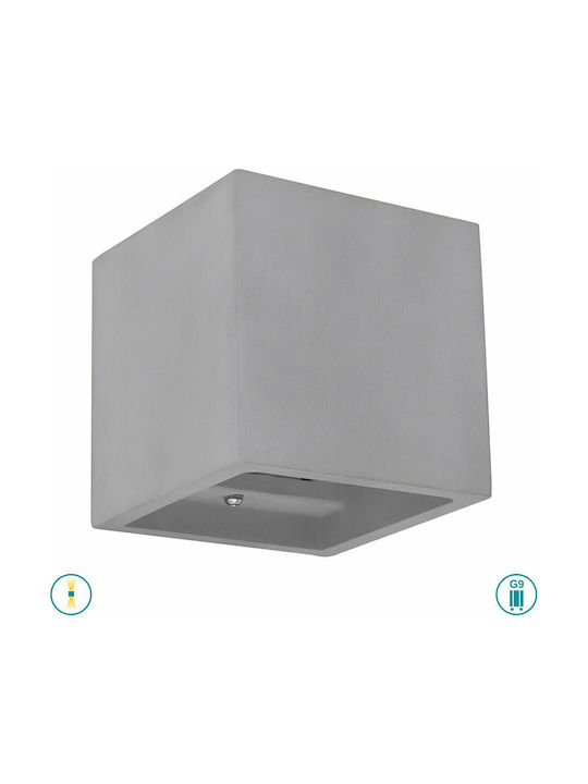 Globo Lighting Timo Modern Lamp Wall with Socket G9 Gray