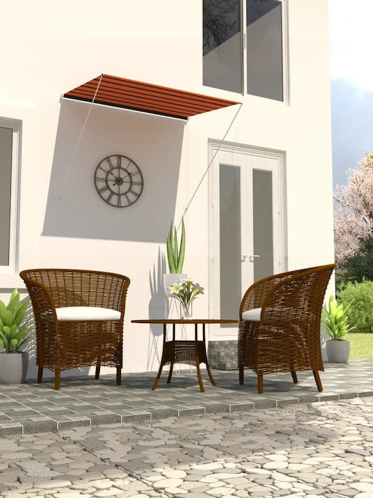 vidaXL Τέντα Βεράντας Πορτοκαλί 2x1.5m