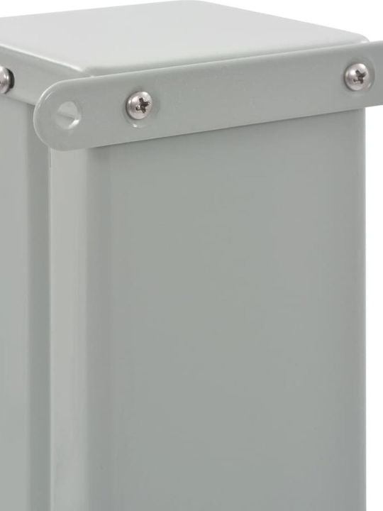 vidaXL Garden Sideway Sunshade Roller Gray 1.2x3cm