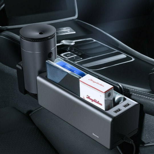 Baseus Deluxe Θήκη Γενικής Χρήσης Αυτοκινήτου με 2 Θύρες USB