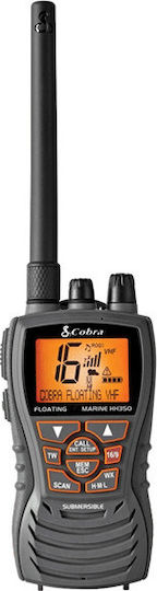 Cobra MR HH350 FLT Wireless Transceiver VHF Marine 6W with Monochrome Screen
