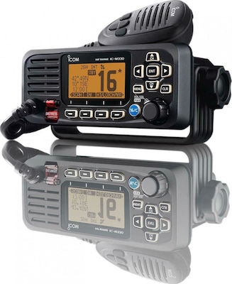 Icom IC-M330GE Ασύρματος Πομποδέκτης VHF Marine 25W με Μονόχρωμη Οθόνη