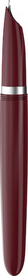 Parker 51 Core Burgundy Ct M Writing Pen Medium Red made of Steel with Blue Ink