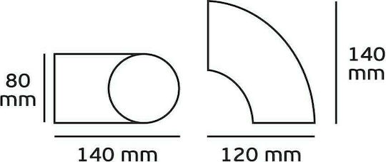 VK Lighting Σποτ LED 7.3W 3000K 14x8x12εκ. VK Lighting Σποτ LED 7.3W 3000K 14x8x12εκ.