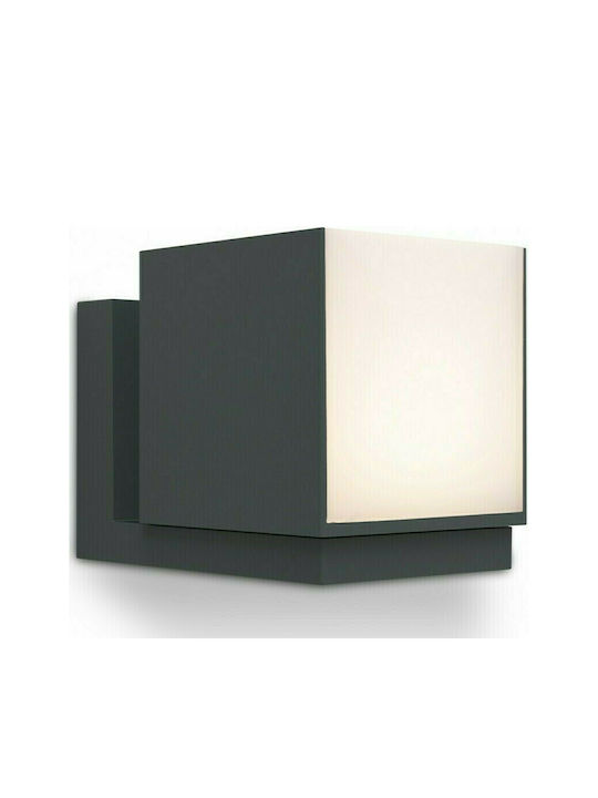 Lutec Guba Wall-Mounted Outdoor Ceiling Light LED IP54 12.2W with Warm White Light 14.8x11.6x10εκ.