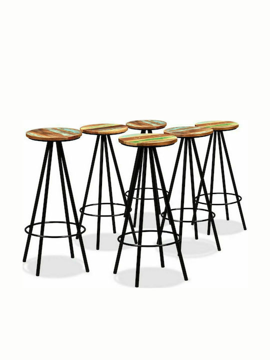 Garden & Outdoor Furniture Sets Bar Set 7 Pieces Solid Acacia Wood / Recycled Wood