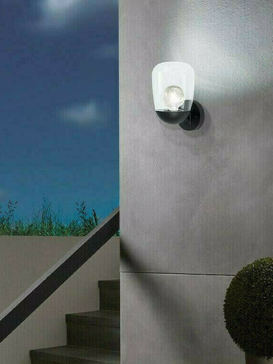 Eglo Donatori Wall-Mounted Outdoor Lantern E27 IP44 15.5x26εκ.
