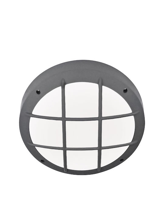Heronia SLP-40B Lumină de exterior montată pe perete E27 IP44 18x8εκ.
