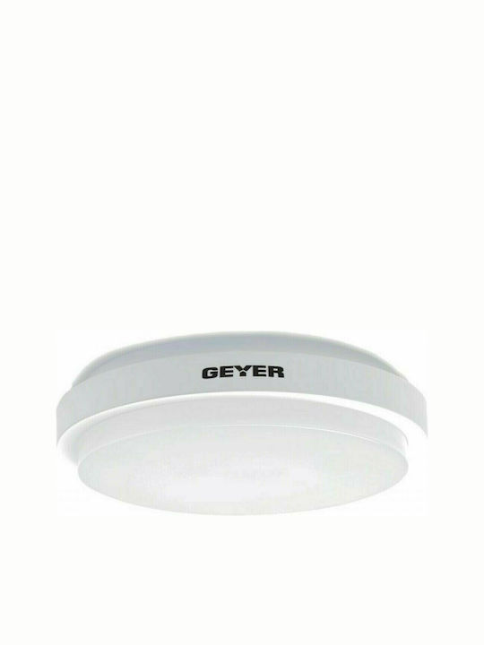 Geyer Wandmontierte Außen-Deckenleuchte LED IP40 12W mit Natürliches Weiß Licht 22x5.05εκ.
