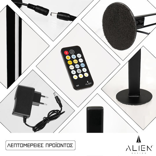 GloboStar Alien Diva Dekorative Lampe Bar Schwarz