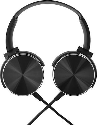 Lamtech LAM020724 Wired On Ear Headphones Blacα LAM020724