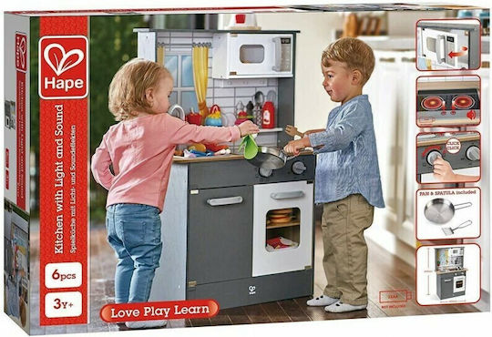 Hape Wooden Kids Kitchen for Ages 3+ 89 cm