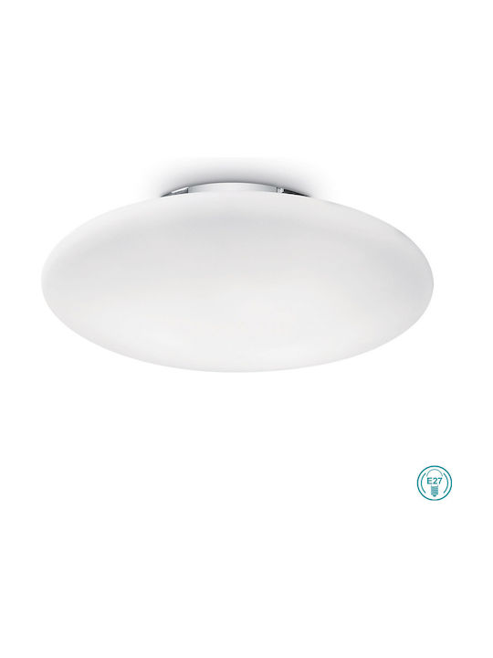 Ideal Lux Smarties PL3 Modernă De sticlă Plafonieră de tavan cu Dulie E27 60buc Alb