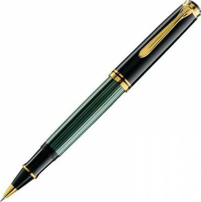 Pelikan Souveran R800 Pen Rollerball with Blue Ink Black-Green