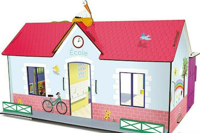 Avenue Mandarine Paper Construction Toy Κατασκευάζω Το Σχολείο Kid 4++ years