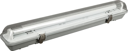 VK Lighting Lighting Batten Double-Ended Outdoor with 2 Slots for LED Lamps T8 120cm