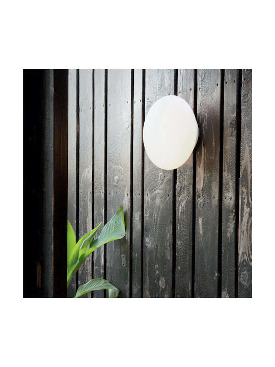 Ideal Lux Bubble Πλαφονιέρα Οροφής Εξωτερικού Χώρου E27 σε Λευκό Χρώμα 135250