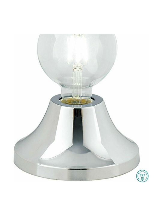 Fan Europe Vesevus Decorative Lamp with Socket for Bulb E27 Silver