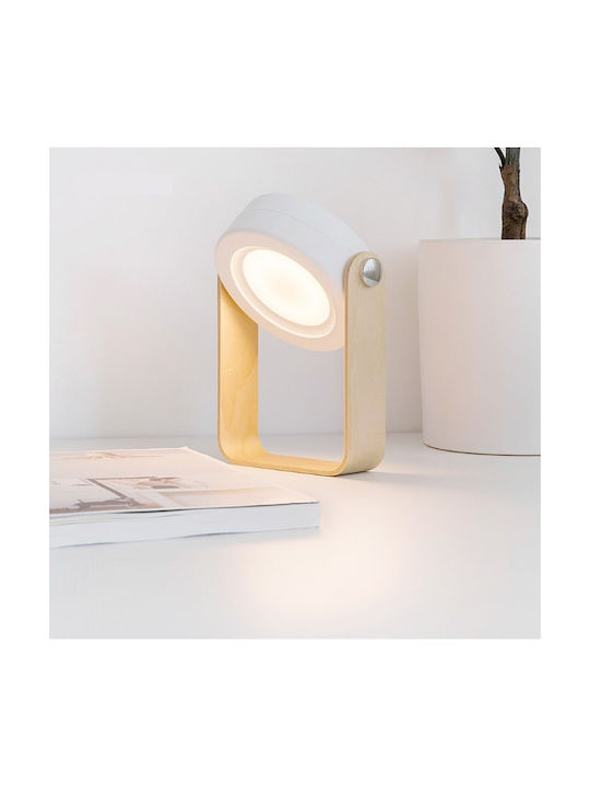 Allocacoc LanternLamp Διακοσμητικό Φωτιστικό Φαναράκι LED Μπαταρίας σε Λευκό Χρώμα