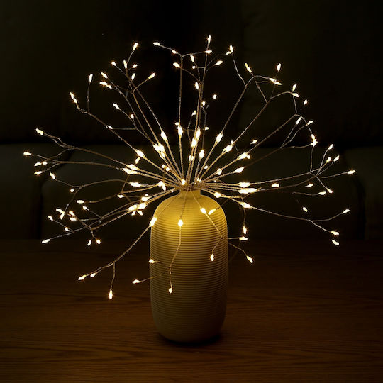 Dekorative Lampe Optische Faser Weiß