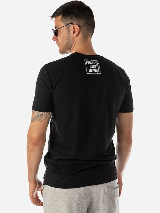 Camaro T-shirt Bărbătesc cu Mânecă Scurtă Negru