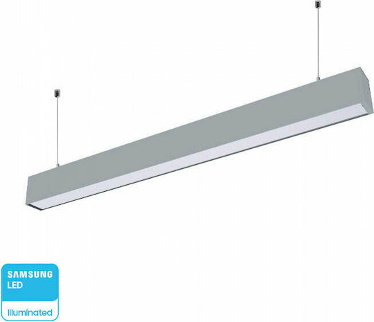 V-TAC LED Γραμμικό Φωτιστικό Οροφής 60W Φυσικό Λευκό IP20 με Ρυθμιζόμενη Ένταση Μ120xΒ7.5xΥ10.5εκ.