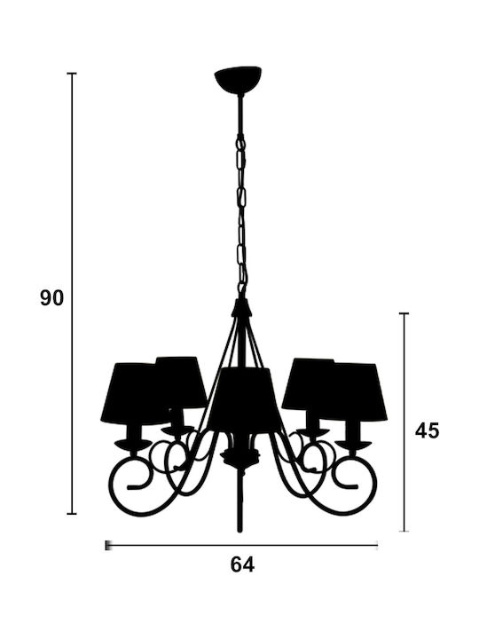 ArkoLight Πολυέλαιος Ø60cm