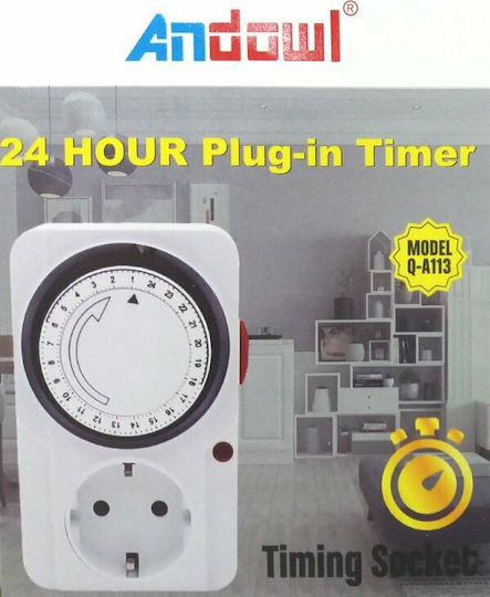 Andowl Mechanical Timer Socket Daily