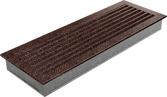 Kratki Fresh Ορθογώνια Περσίδα Τζακιού 49x17cm Χάλκινη