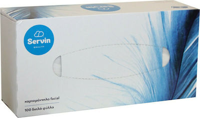 Servin 100 Tissues Quality 2 Sheets 125gr