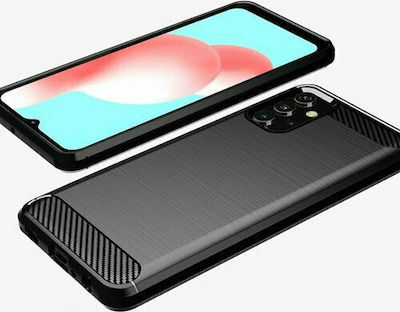 Hurtel Carbon Back Cover Σιλικόνης Μαύρο (Galaxy A32 5G)