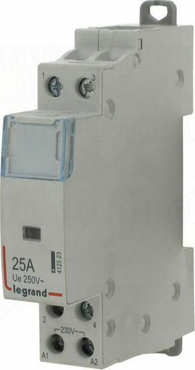 Legrand Phase 2-Pole Power Relay 25A 230V 412558