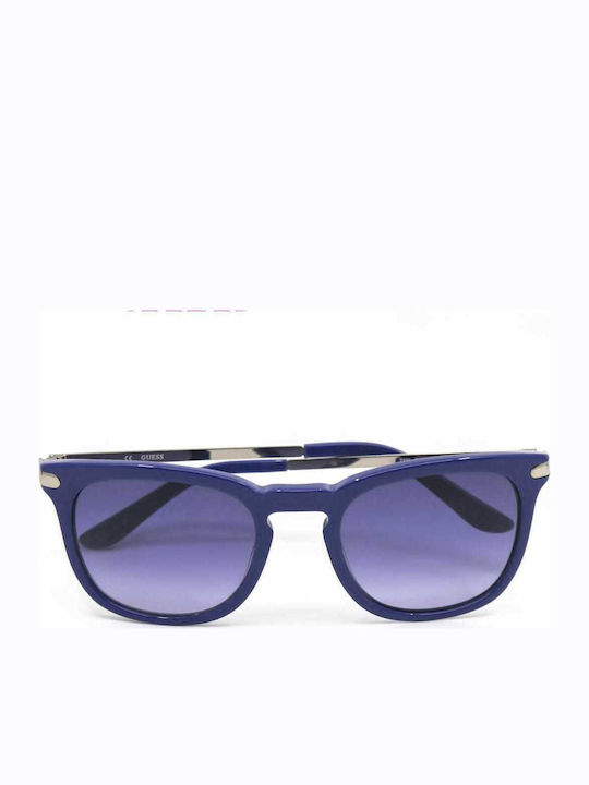 Guess Women's Sunglasses with Blue Frame and Grey Gradient Lenses GU7320 BL/35