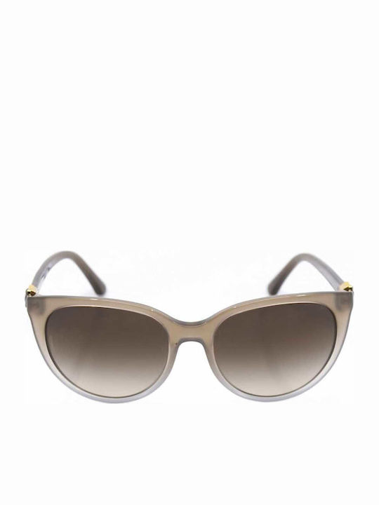 Emporio Armani Emporio Armani Women's Sunglasses with Brown Horn-Rimmed Frame and Grey Gradient Lenses EA4057 545813