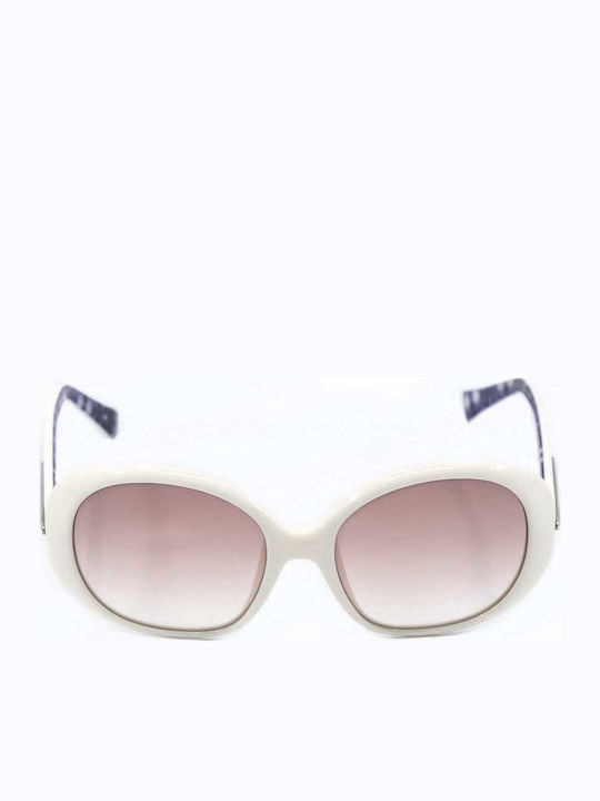 Emilio Pucci Women's Sunglasses with Beige Plastic Frame and Beige Gradient Lens EP638S 109