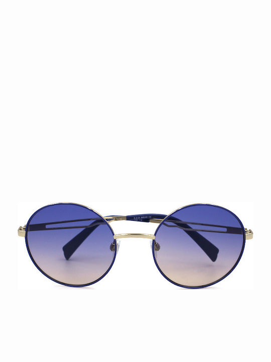 Just Cavalli Women's Sunglasses with Blue Metal Frame and Blue Mirror Lens JC840S 92W