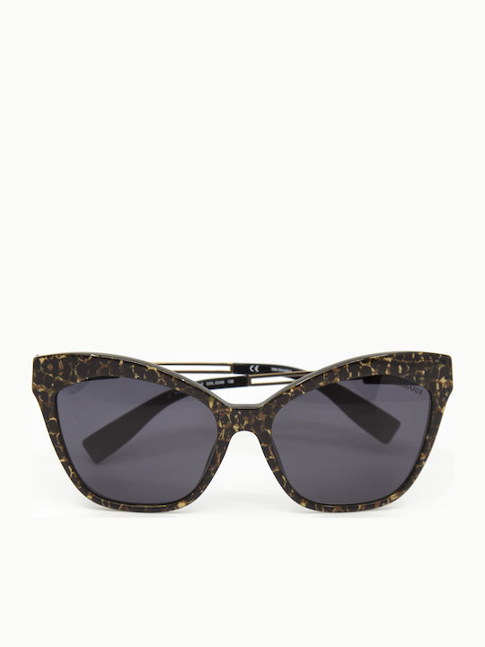 Trussardi Γυαλιά Ηλίου Καφέ με Mixed Σκελετό Trussardi Γυαλιά Ηλίου Καφέ με Mixed Σκελετό