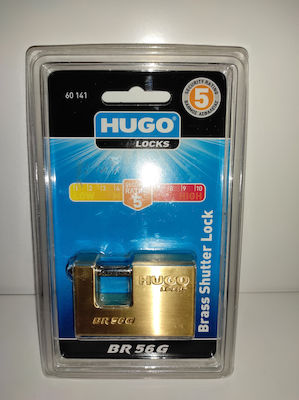 Hugo Locks Ultra BR 56G Bronz Lăcăt Monoblock cu cheie Alamă 56mm 1buc