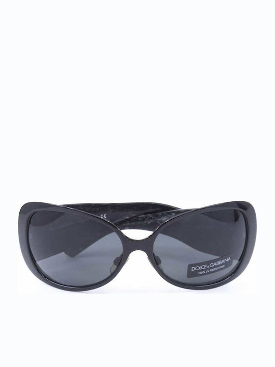 Dolce & Gabbana Women's Sunglasses with Black Horn-Rimmed Frame and Grey Lenses DG2062 24887