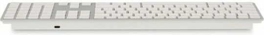 LMP KB-1243 Πληκτρολόγιο με Touchpad Αγγλικό UK Συμβατό με Mac Λευκό