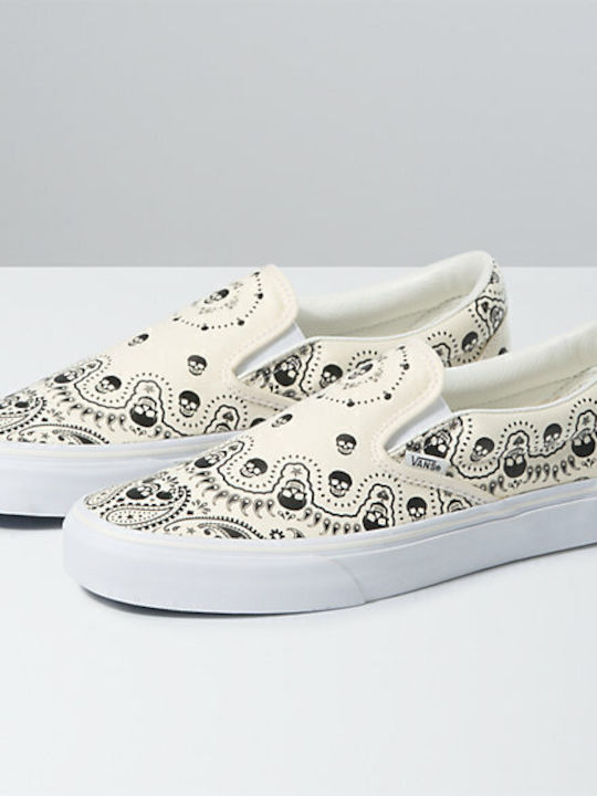Bandana Classic Women's Canvas Slip-Ons Classic White/Black