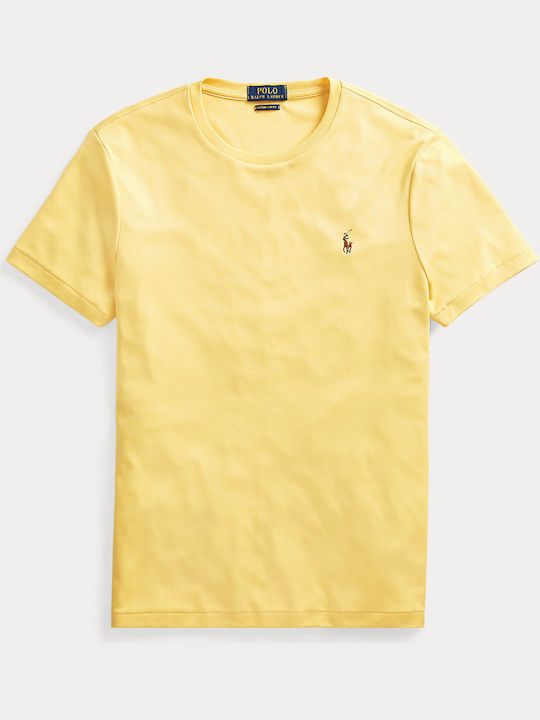 Ralph Lauren Ανδρικό T-shirt Κοντομάνικο Κίτρινο