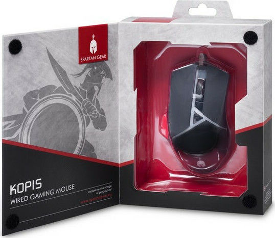Spartan Gear Kopis RGB Gaming Ποντίκι 10000 DPI Μαύρο