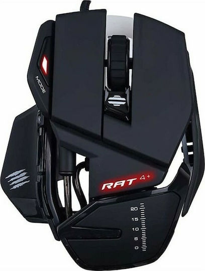 Mad Catz R.A.T. 4+ Gaming Ποντίκι 7200 DPI Μαύρο