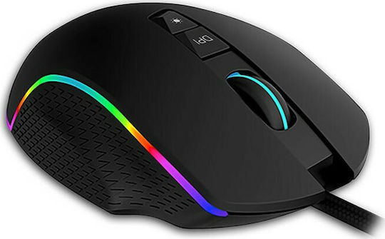 NOD Run Amok RGB Gaming Gaming Maus 6400 DPI Schwarz