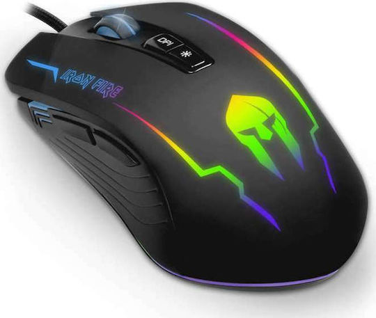 NOD Iron Fire RGB Геймърска Мишка 3200 DPI Черен