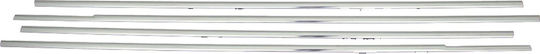S-dizayn Trim Παράθυρων Ανοξείδωτο Ατσάλι Vw Golf 5 Plus 5D 2004-2007 Χρώμιο 4τμχ /SD