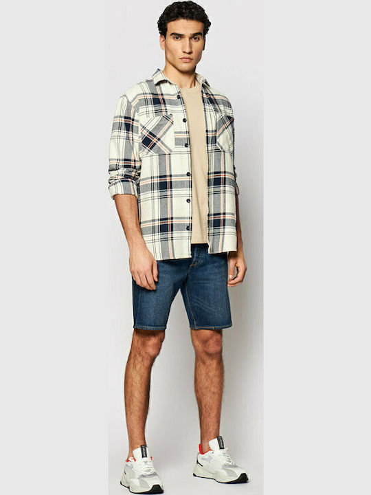 501 Original Herrenshorts Jeans Marineblau