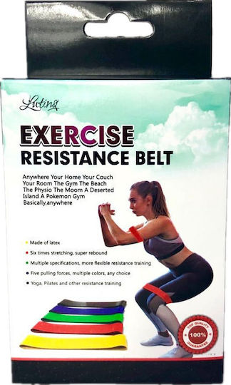 Aj Loop Resistance Bands Set 5pcs Multicolour για Yoga και Pilates