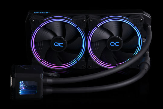 Alphacool Aurora 280 Digital RGB Wasserkühlsysteme AIO CPU mit 2 Lüfterabmessung 140mm